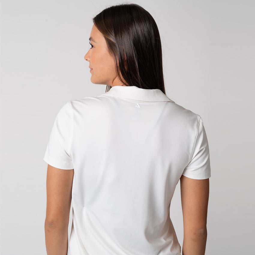 Back view of the polo shirt