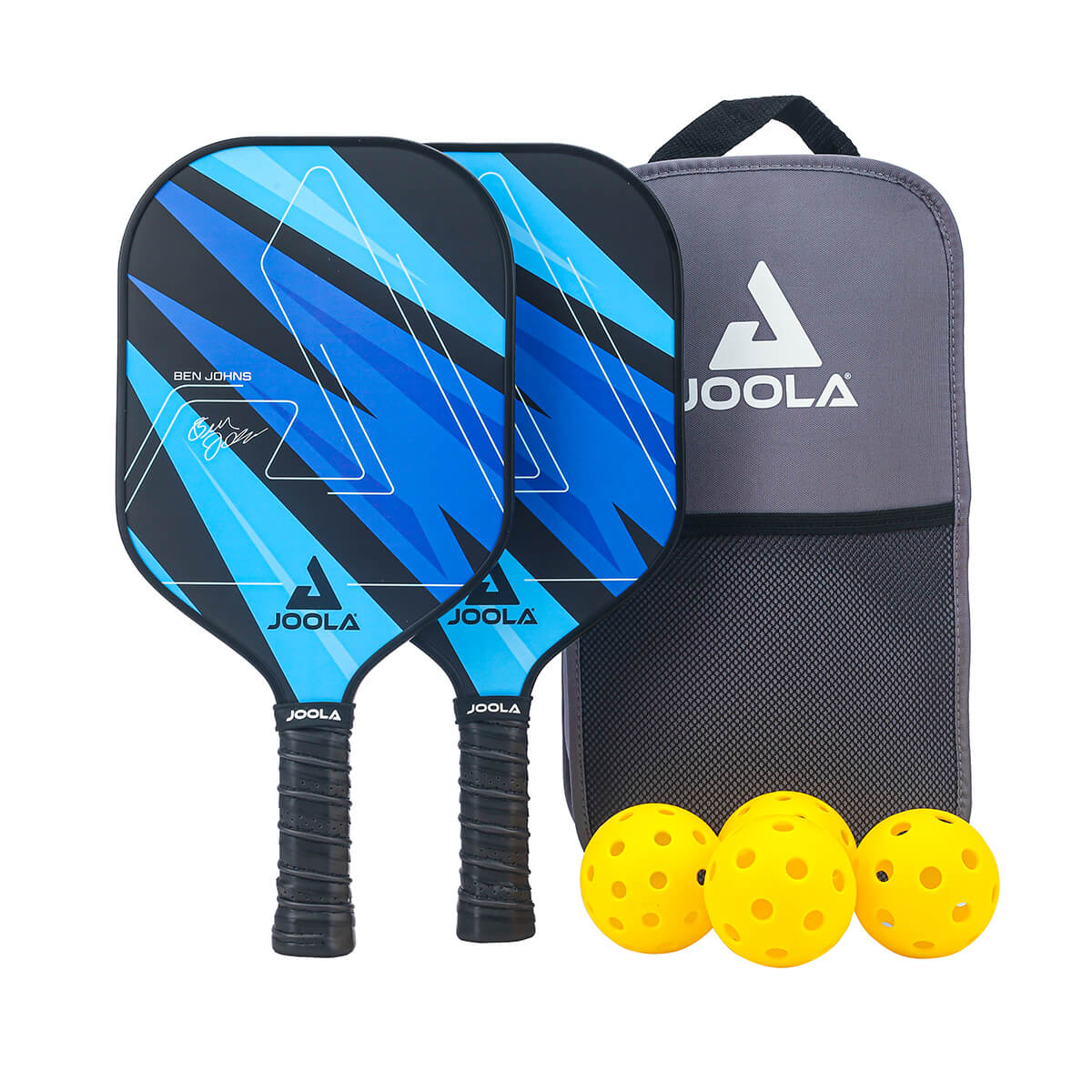 JOOLA BEN JOHNS BLUE LIGHTNING PICKLEBALL PADDLE SET – HISPORTS Pickleball  & Tennis
