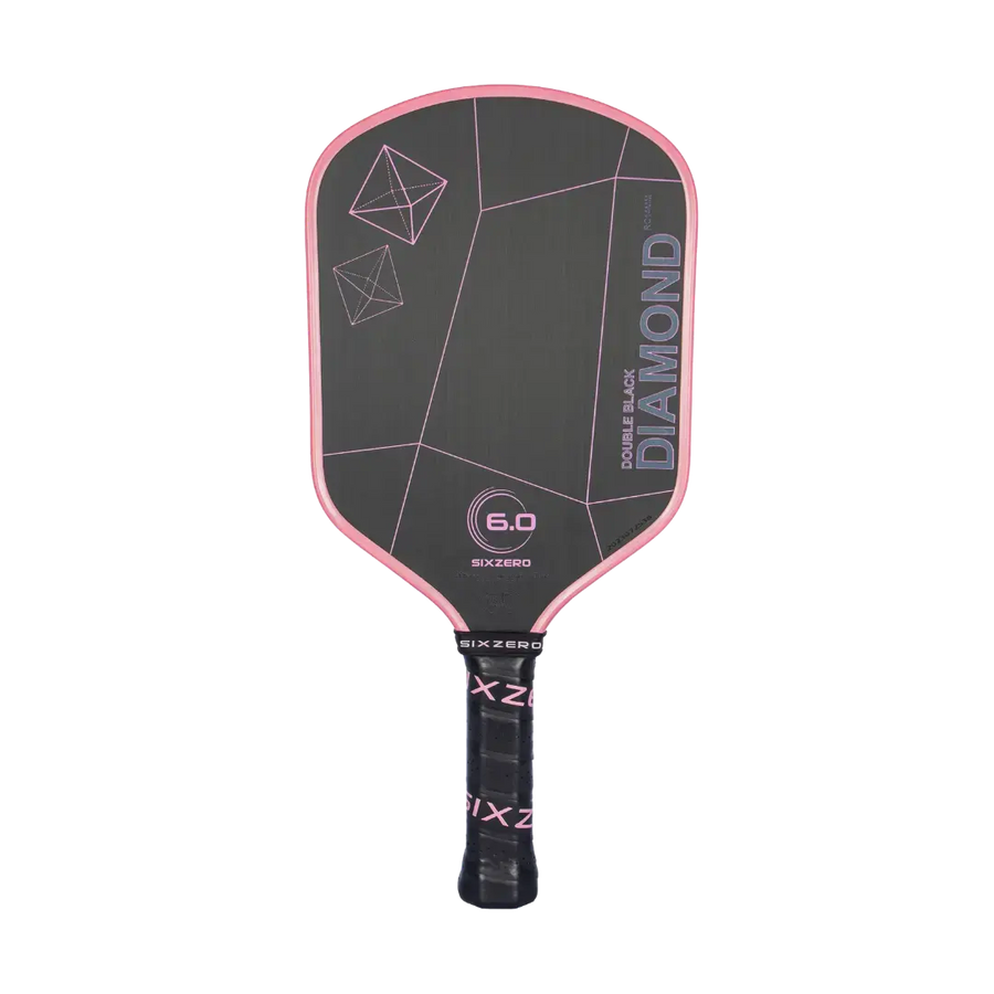 Paddle face showing Japanese Toray carbon fiber finish