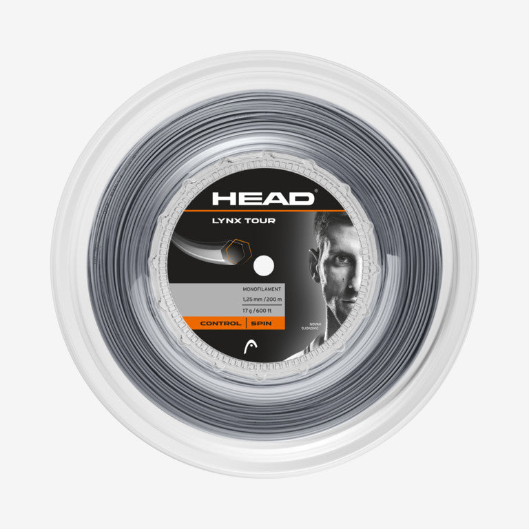 HEAD LYNX TOUR 125 TENNIS STRING - 200M REEL