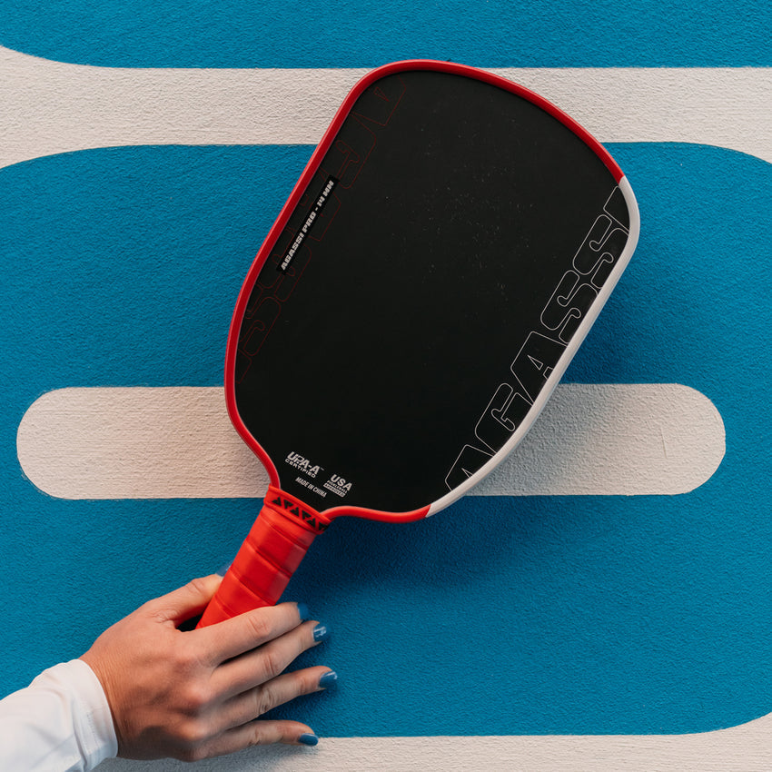 Action shot with JOOLA Agassi Pro paddle