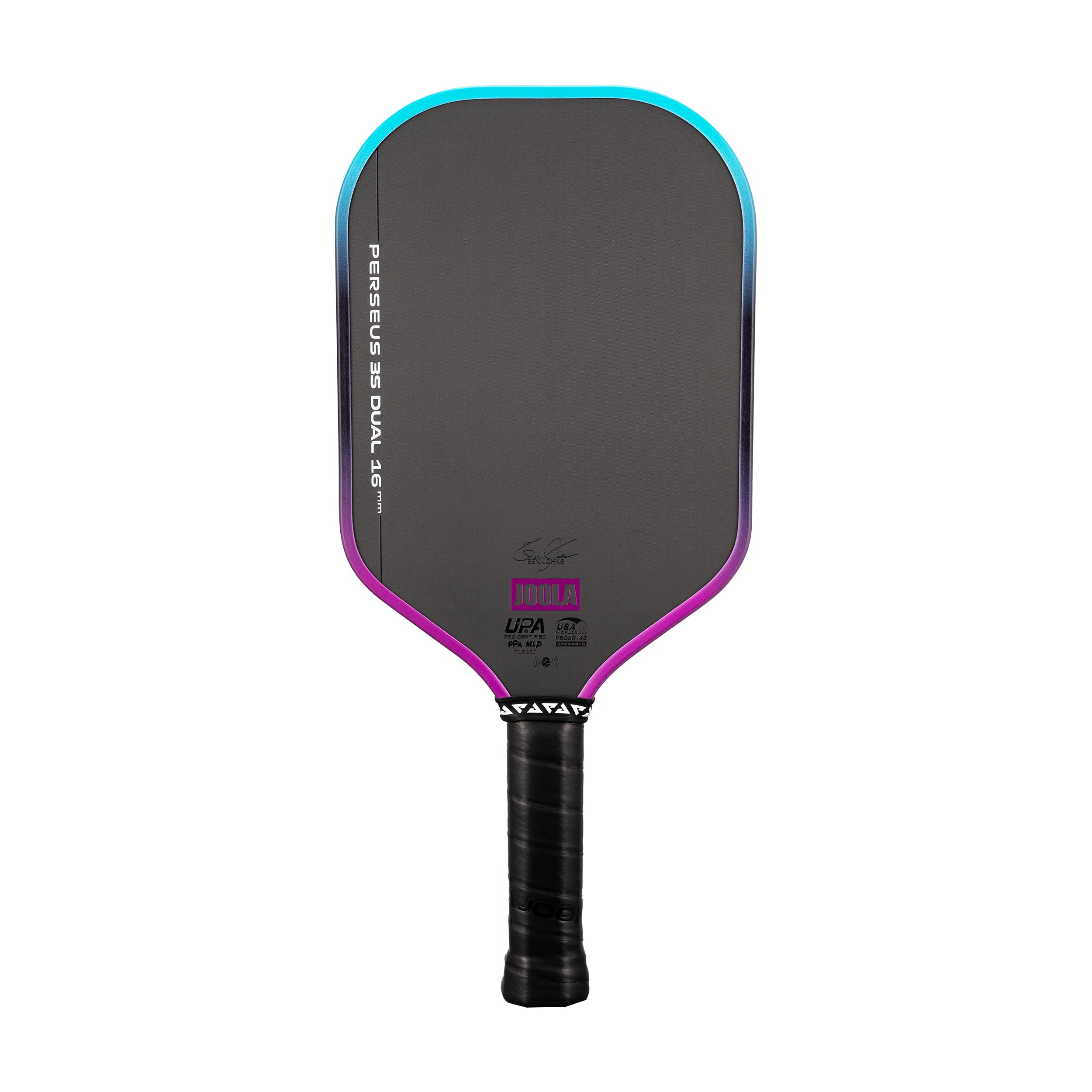 “JOOLA Perseus Pro 3S Dual 16mm pickleball paddle – front view 