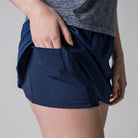 Mid-rise fit sport skort