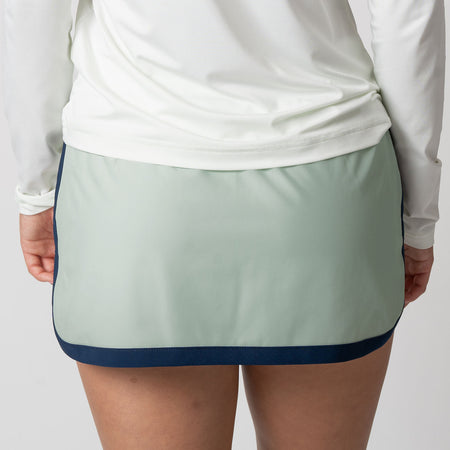 Polyester spandex performance skort