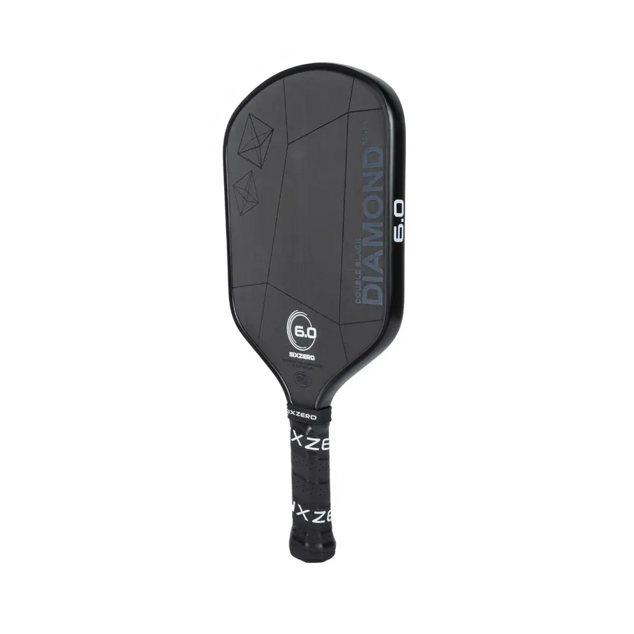 Side view of Double Black Diamond paddle showing thermoformed handle