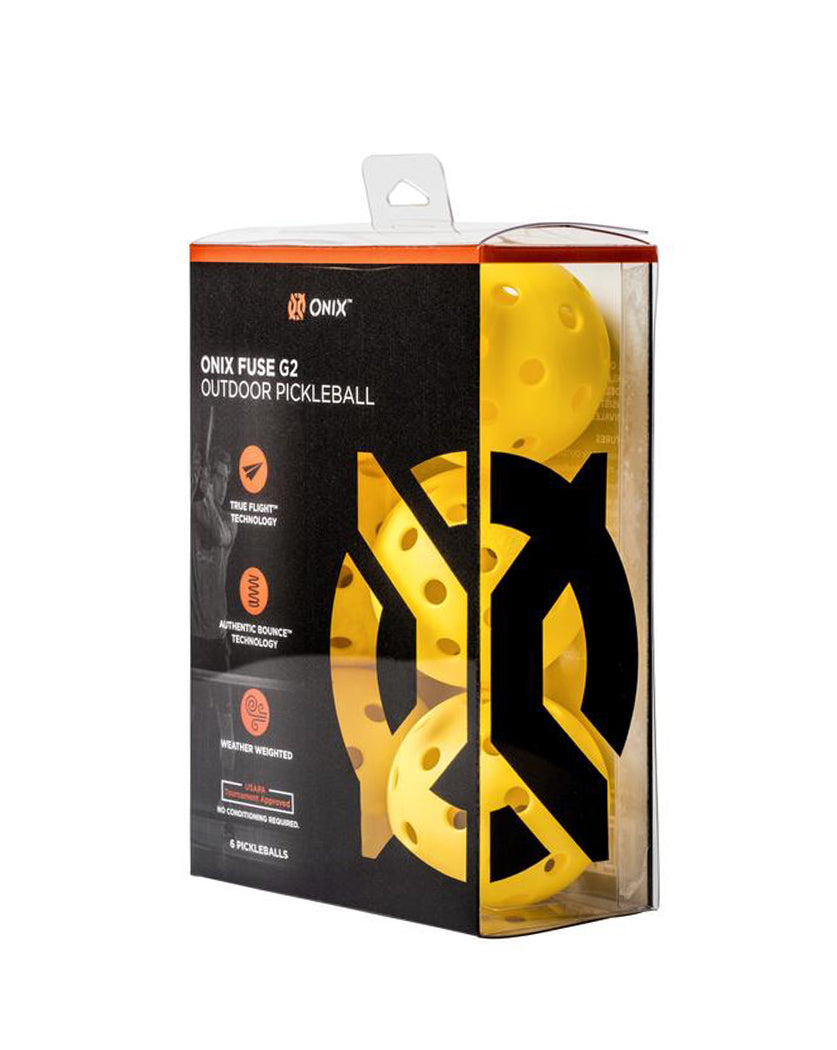 FUSE G2 OUTDOOR PICKLEBALL BALLS – HISPORTS Pickleball & Tennis